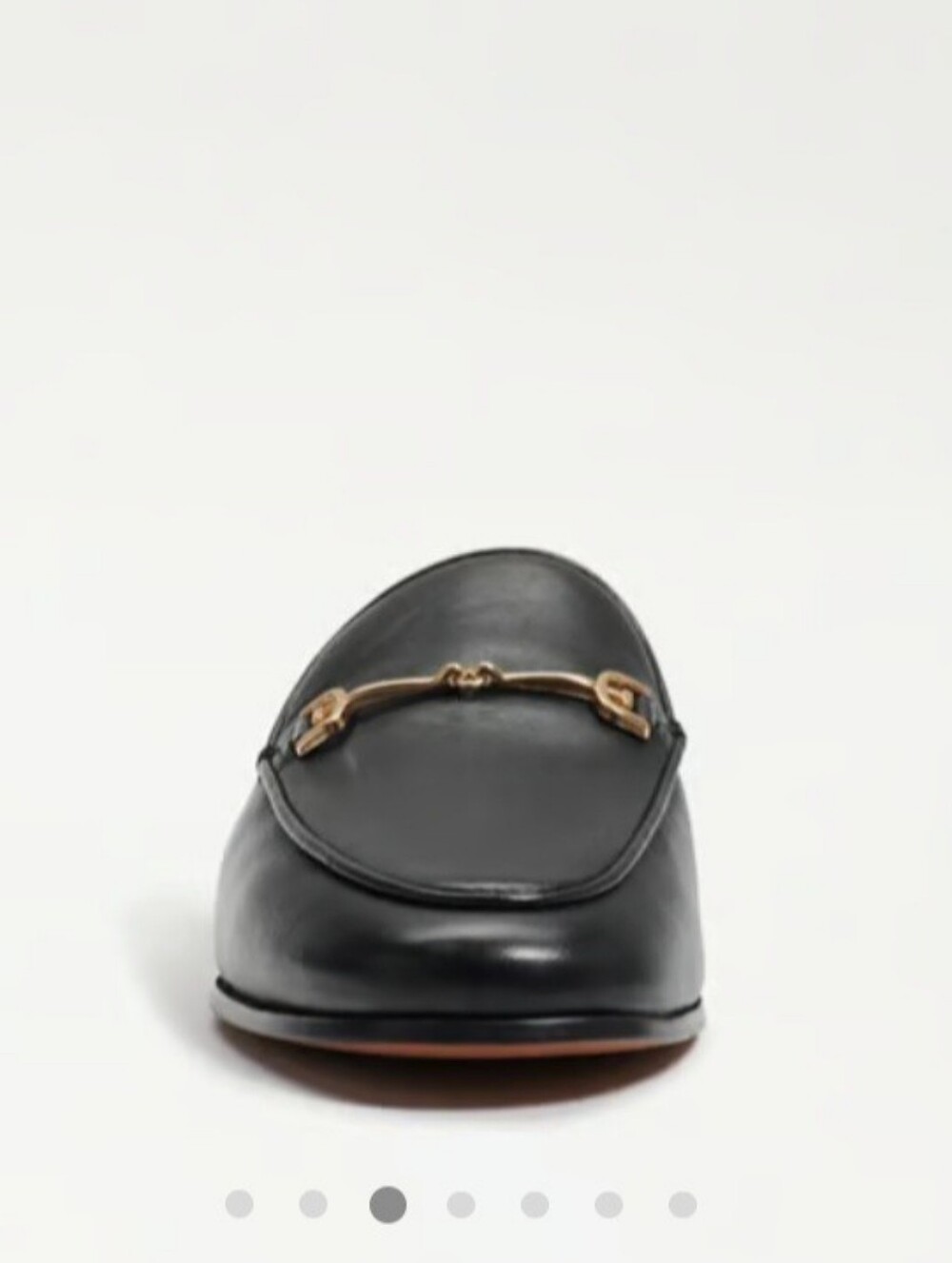 EUC SAM EDELMAN LINNIE BIT LEATHER MULE LOAFER SZ 7.5 - Picture 6 of 16